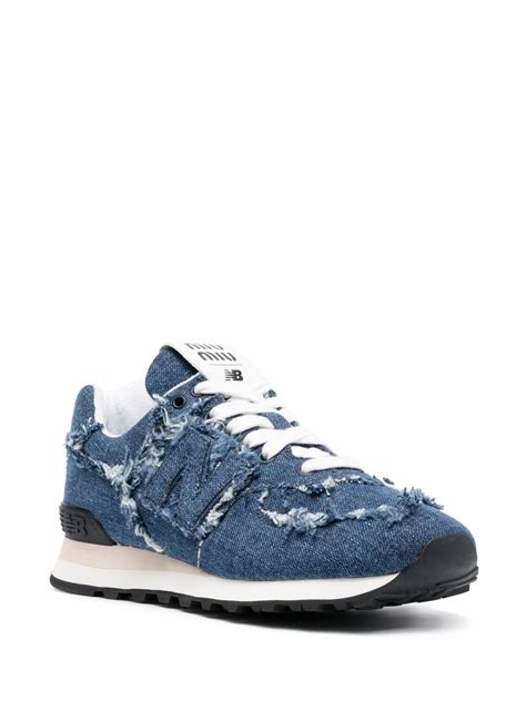 New Balance 574 x Miu Miu denim sneakers